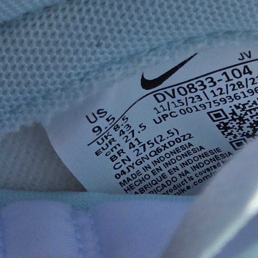 New Nike Dunk Low Shoes Glacier Blue White Retro DV0833-104 Mens Size 9.5 - Picture 4 of 10